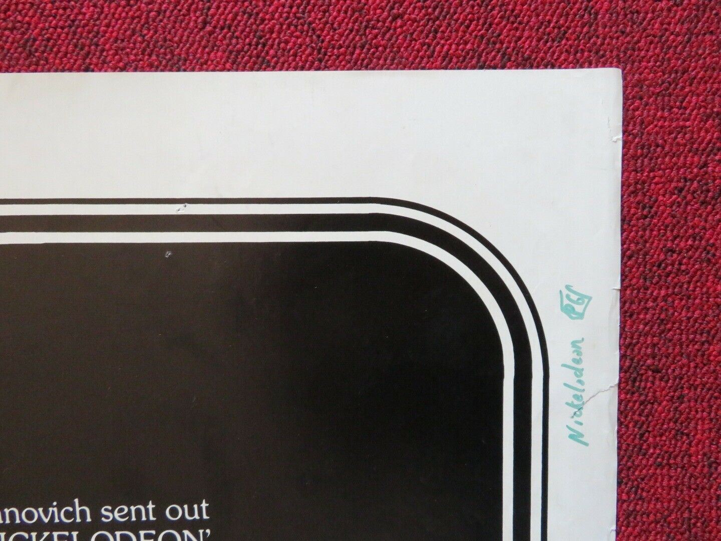 NICKELODEON FOLDED US ONE SHEET POSTER BRIAN KEITH BURT REYNOLDS 1976 - Rendezvous Cinema