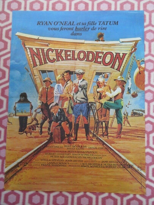 NICKELODEON FRENCH MOYENNE (30.5"x 23") POSTER RYAN O'NEAL BURT REYNOLDS 1976 Movie posters