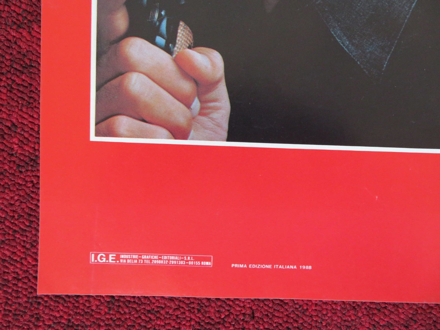 NICO / ABOVE THE LAW - A ITALIAN FOTOBUSTA POSTER STEVEN SEGAL PAM GRIER 1988 Rendezvous Cinema Movie posters