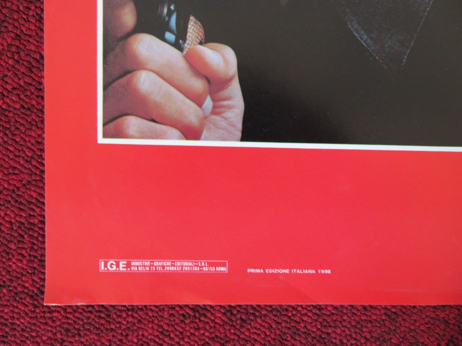 NICO / ABOVE THE LAW - A(2) ITALIAN FOTOBUSTA POSTER STEVEN SEGAL PAM GRIER 1988 Rendezvous Cinema Movie posters