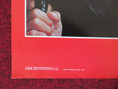 NICO / ABOVE THE LAW - A(2) ITALIAN FOTOBUSTA POSTER STEVEN SEGAL PAM GRIER 1988 Rendezvous Cinema Movie posters