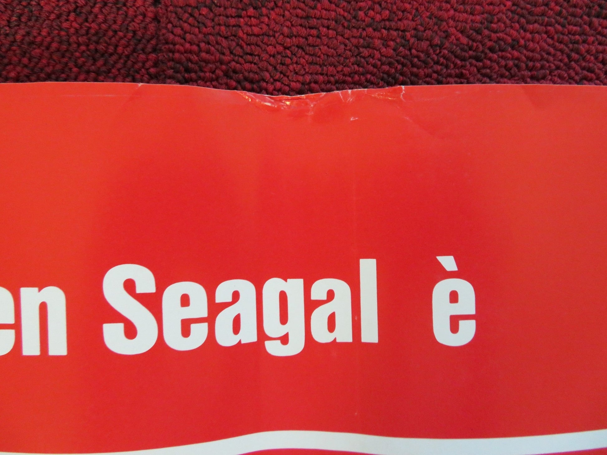 NICO / ABOVE THE LAW - B ITALIAN FOTOBUSTA POSTER STEVEN SEGAL PAM GRIER 1988 Rendezvous Cinema Movie posters