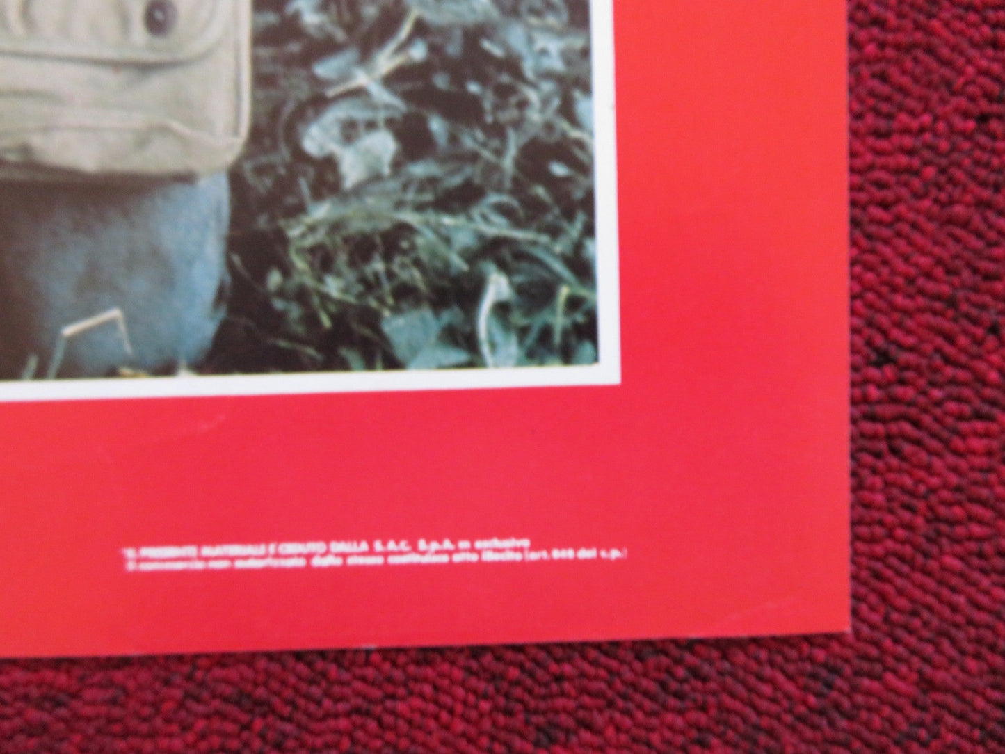 NICO / ABOVE THE LAW - B ITALIAN FOTOBUSTA POSTER STEVEN SEGAL PAM GRIER 1988 Rendezvous Cinema Movie posters