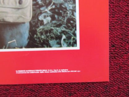 NICO / ABOVE THE LAW - B ITALIAN FOTOBUSTA POSTER STEVEN SEGAL PAM GRIER 1988 Rendezvous Cinema Movie posters