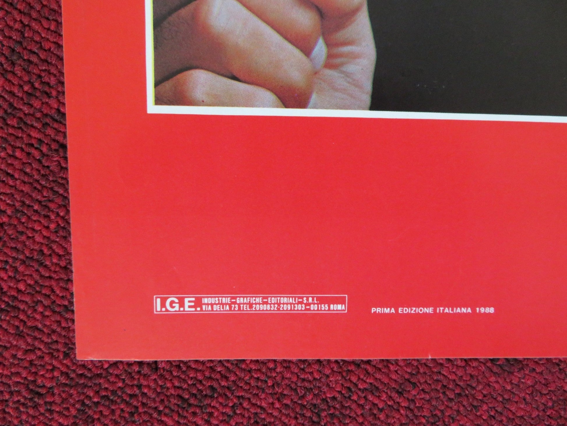 NICO / ABOVE THE LAW - B ITALIAN FOTOBUSTA POSTER STEVEN SEGAL PAM GRIER 1988 Rendezvous Cinema Movie posters