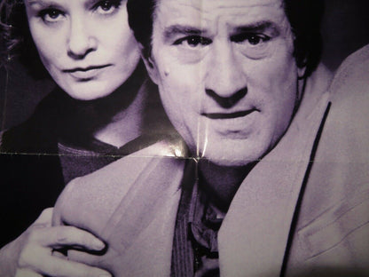 NIGHT AND THE CITY US ONE SHEET POSTER ROBERT DE NIRO JESSICAL LANGE 1992 Movie posters