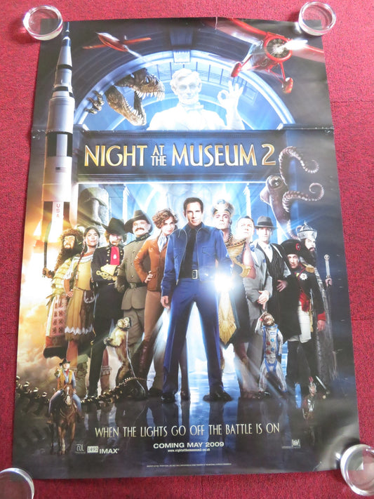 NIGHT AT THE MUSEUM 2: BATTLE OF THE SMITHSONIAN US ONE SHEET ROLLED POSTER 2009 Rendezvous Cinema Movie posters
