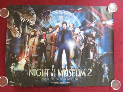 NIGHT AT THE MUSEUM 2: BATTLE OF THE... UK QUAD (30"x 40") ROLLED POSTER 2009 Rendezvous Cinema Movie posters