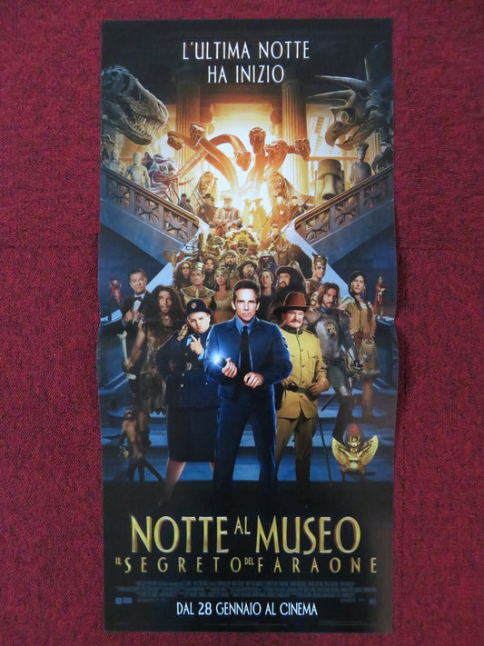 NIGHT AT THE MUSEUM 3 ITALIAN LOCANDINA POSTER BEN STILLER ROBIN WILLIAMS 2014 Rendezvous Cinema Movie posters
