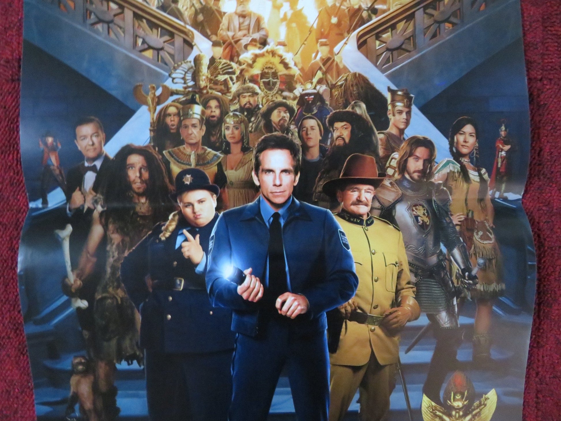 NIGHT AT THE MUSEUM 3 ITALIAN LOCANDINA POSTER BEN STILLER ROBIN WILLIAMS 2014 Rendezvous Cinema Movie posters