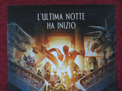 NIGHT AT THE MUSEUM 3 ITALIAN LOCANDINA POSTER BEN STILLER ROBIN WILLIAMS 2014 Rendezvous Cinema Movie posters