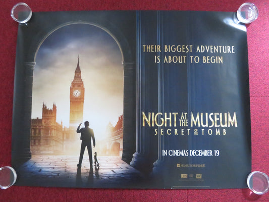 NIGHT AT THE MUSEUM: SECRET OF THE TOMB UK QUAD (30"x 40") ROLLED POSTER 2014 Rendezvous Cinema Movie posters