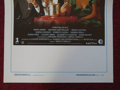 NIGHT CLUB ITALIAN LOCANDINA (27.5"x13") POSTER CHRISTIAN DE SICA 1989 Rendezvous Cinema Movie posters