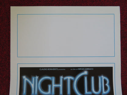 NIGHT CLUB ITALIAN LOCANDINA (27.5"x13") POSTER CHRISTIAN DE SICA 1989 Rendezvous Cinema Movie posters