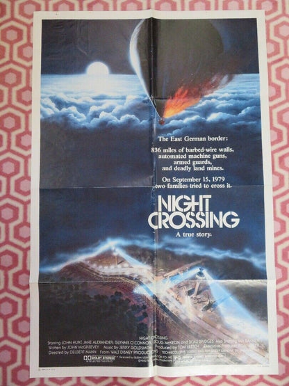 NIGHT CROSSING US ONE SHEET POSTER JOHN HURT JANE ALEXANDER 1982 Movie posters