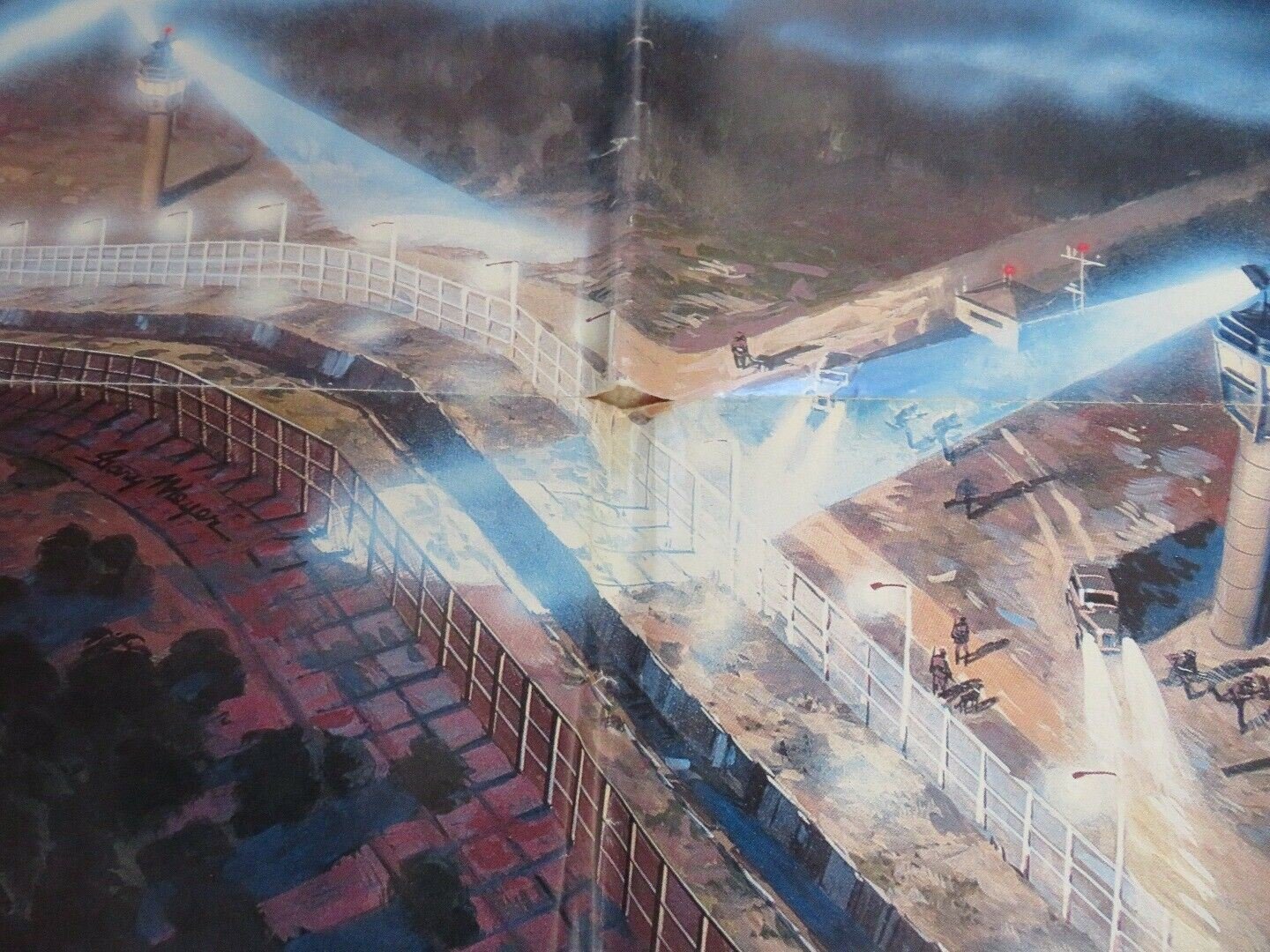 NIGHT CROSSING US ONE SHEET POSTER JOHN HURT JANE ALEXANDER 1982 Movie posters