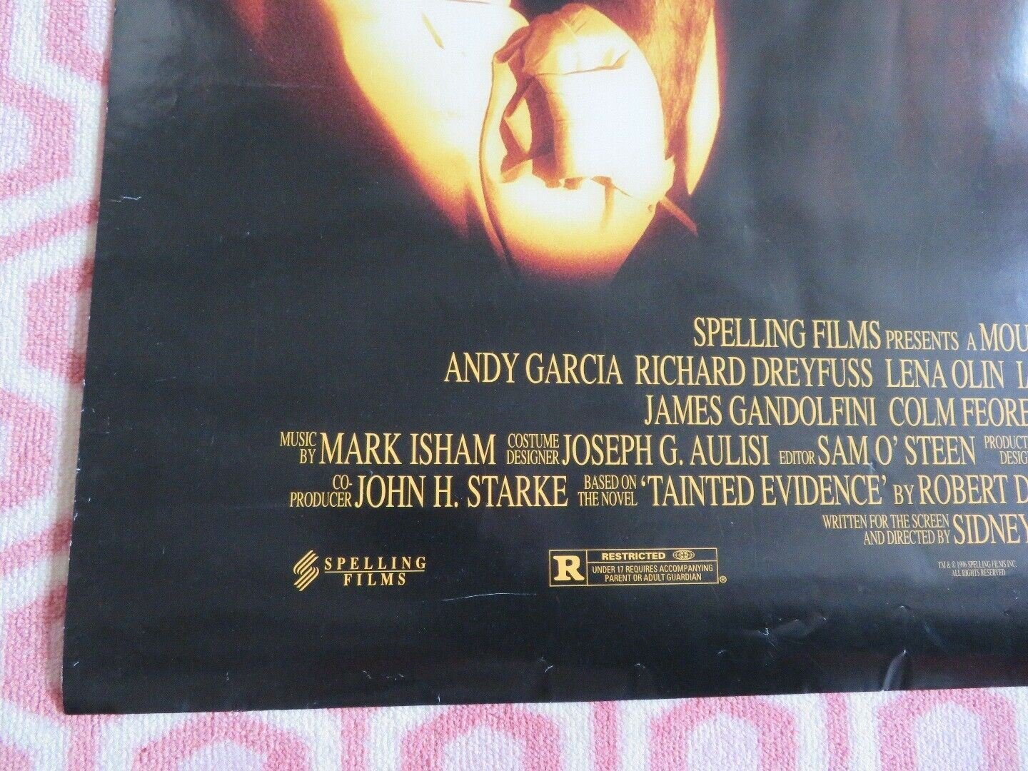 NIGHT FALLS ON MANHATTAN US ONE SHEET ROLLED POSTER ANDY GARCIA RICHARD DREYFUSS Movie posters
