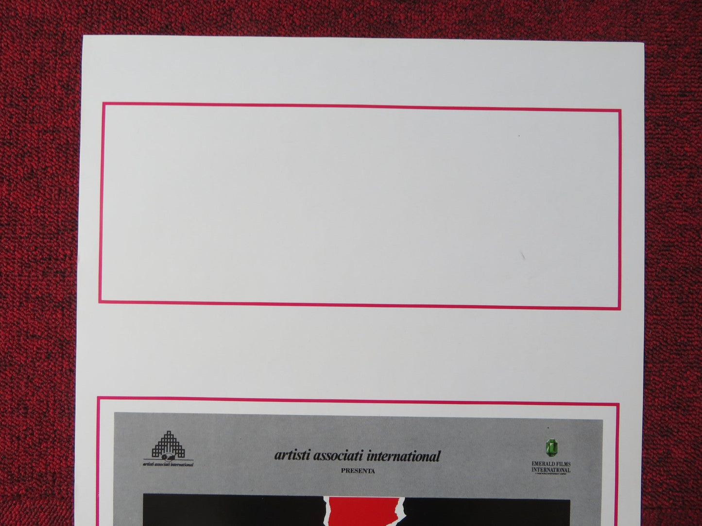 NIGHT GAME ITALIAN LOCANDINA POSTER ROY SCHEIDER KAREN YOUNG 1989 Rendezvous Cinema Movie posters