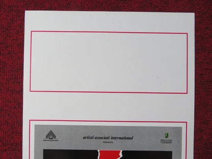 NIGHT GAME ITALIAN LOCANDINA POSTER ROY SCHEIDER KAREN YOUNG 1989 Rendezvous Cinema Movie posters