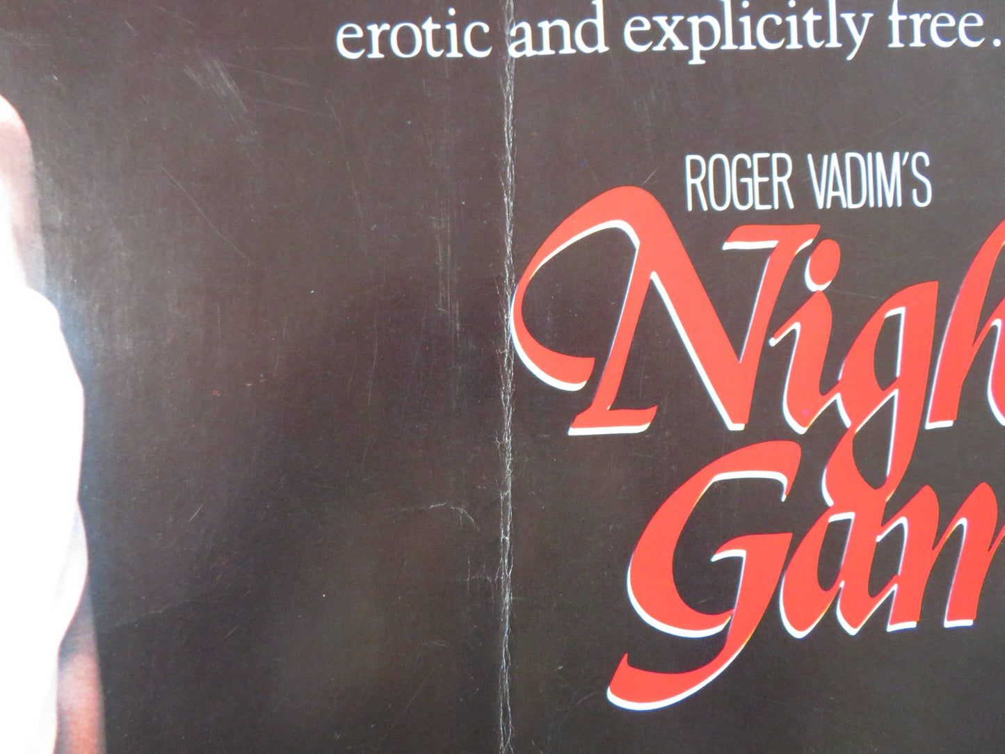 NIGHT GAMES US HALF SHEET (22"x 28") POSTER CINDY PICKETT BARRY PRIMUS 1980 Rendezvous Cinema Movie posters