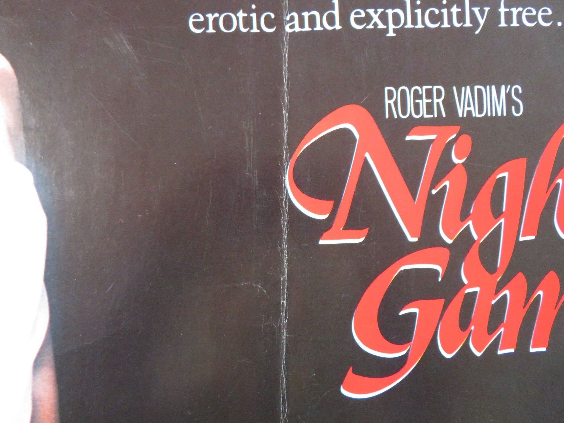 NIGHT GAMES US HALF SHEET (22"x 28") POSTER CINDY PICKETT BARRY PRIMUS 1980 Rendezvous Cinema Movie posters