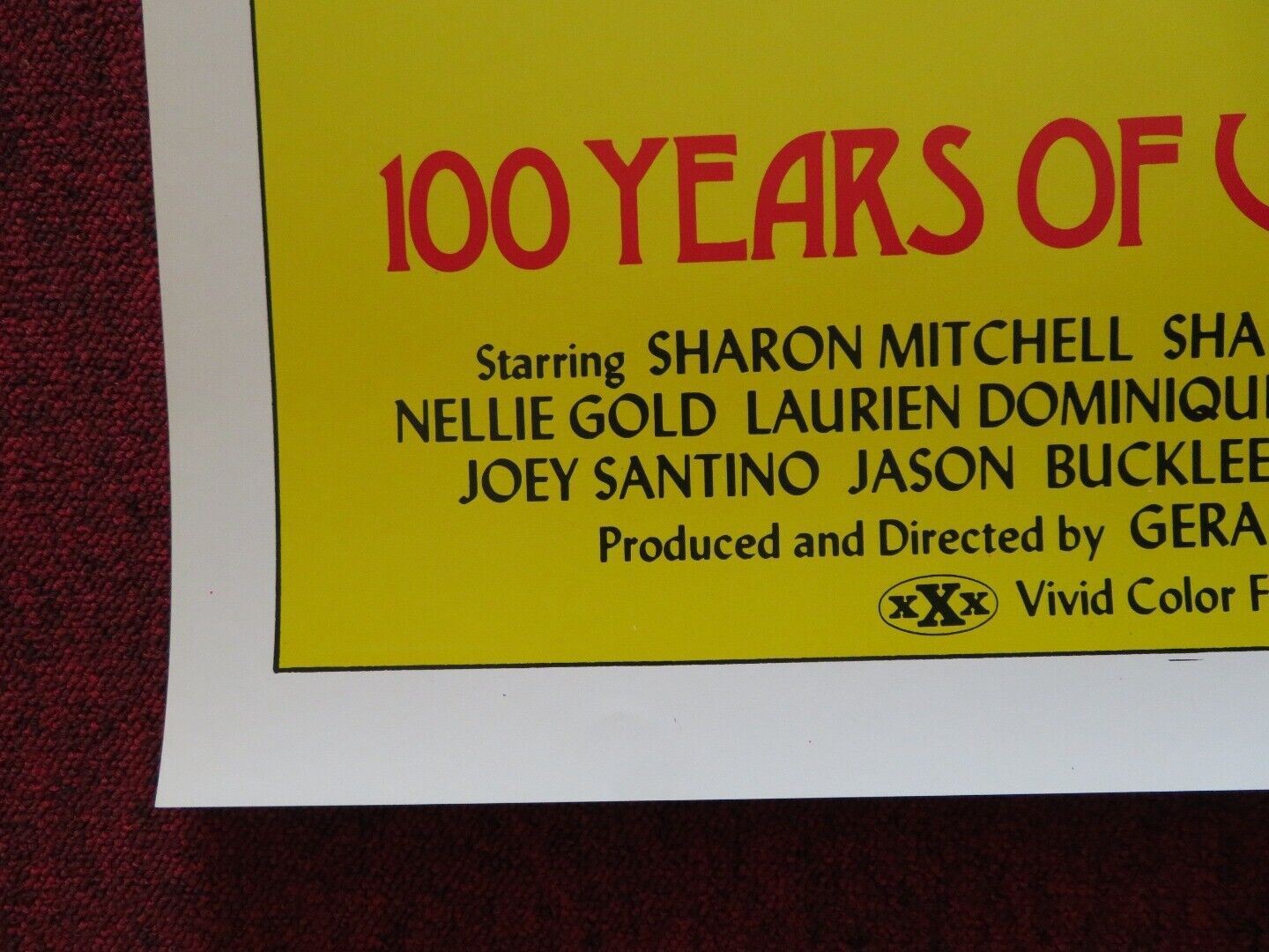 NIGHT HUNGER ADULT US ONE SHEET ROLLED POSTER (25" X 38") GERARD DAMIANO 1983 - Rendezvous Cinema