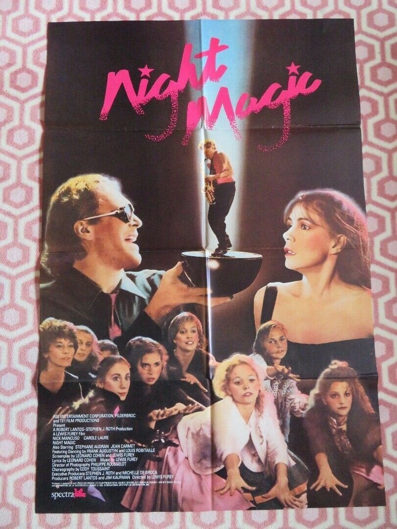 NIGHT MAGIC US ONE SHEET POSTER NICK MANCUSO CAROLE LAURE 1985 Movie posters