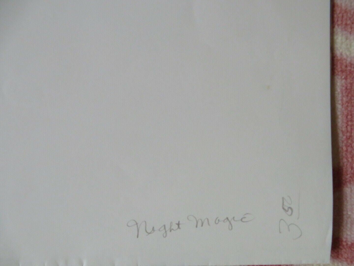 NIGHT MAGIC US ONE SHEET POSTER NICK MANCUSO CAROLE LAURE 1985 Movie posters