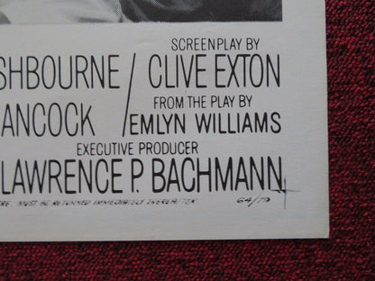 NIGHT MUST FALL FOLDED US ONE SHEET POSTER ALBERT FINNEY MONA WASHBOURNE 1964 Rendezvous Cinema Movie posters