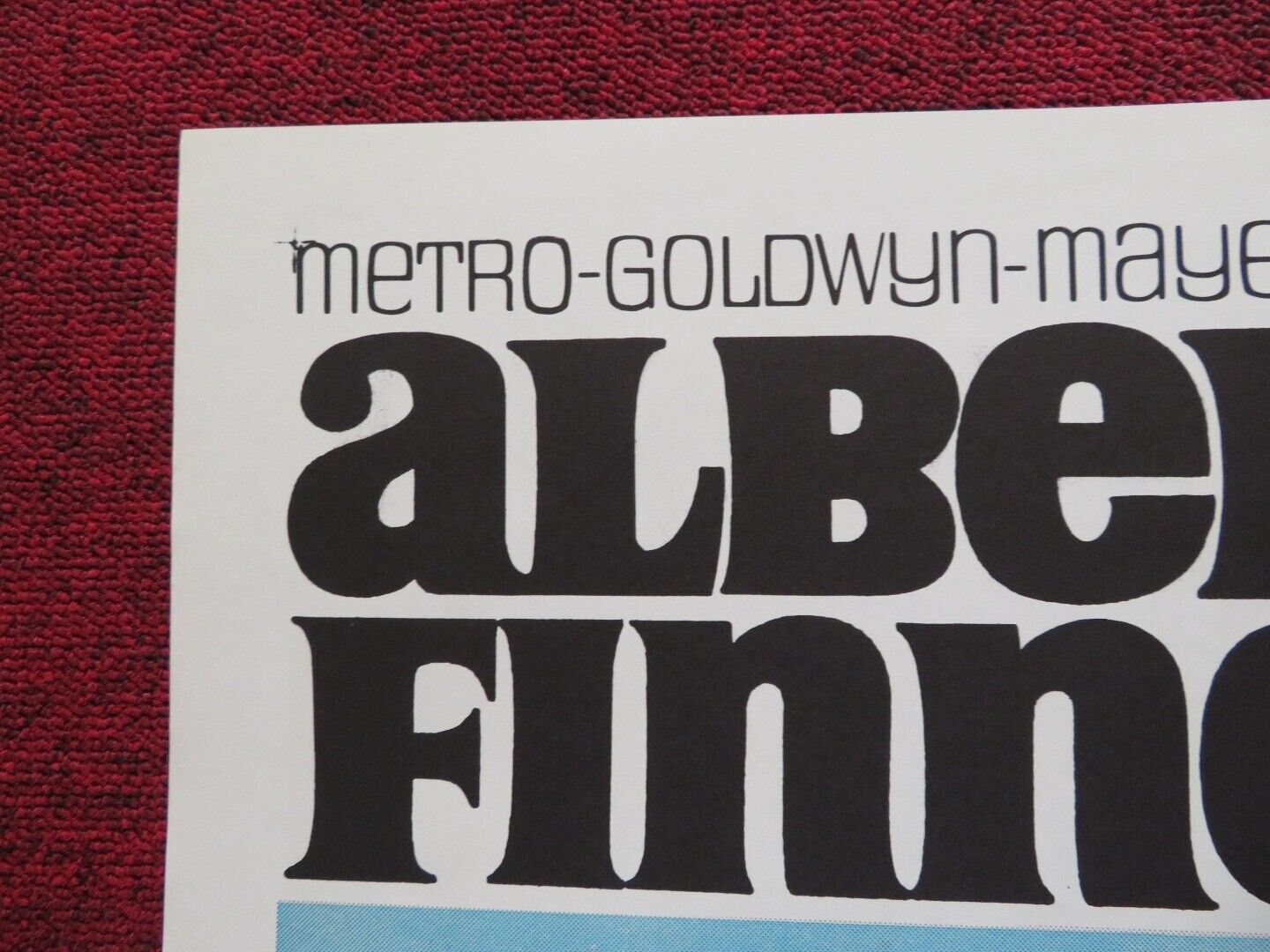 NIGHT MUST FALL FOLDED US ONE SHEET POSTER ALBERT FINNEY MONA WASHBOURNE 1964 Rendezvous Cinema Movie posters