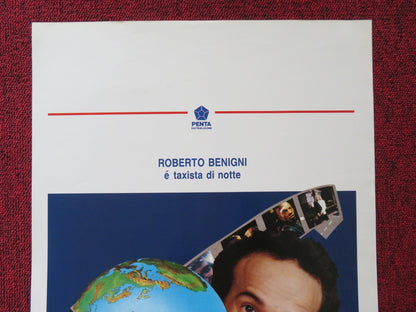 NIGHT ON EARTH ITALIAN LOCANDINA POSTER WINONA RYDER GENA ROWLANDS 1991 Rendezvous Cinema Movie posters