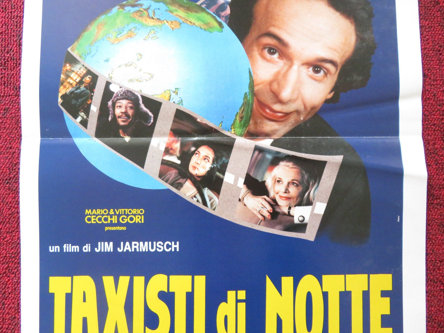 NIGHT ON EARTH ITALIAN LOCANDINA POSTER WINONA RYDER GENA ROWLANDS 1991 Rendezvous Cinema Movie posters