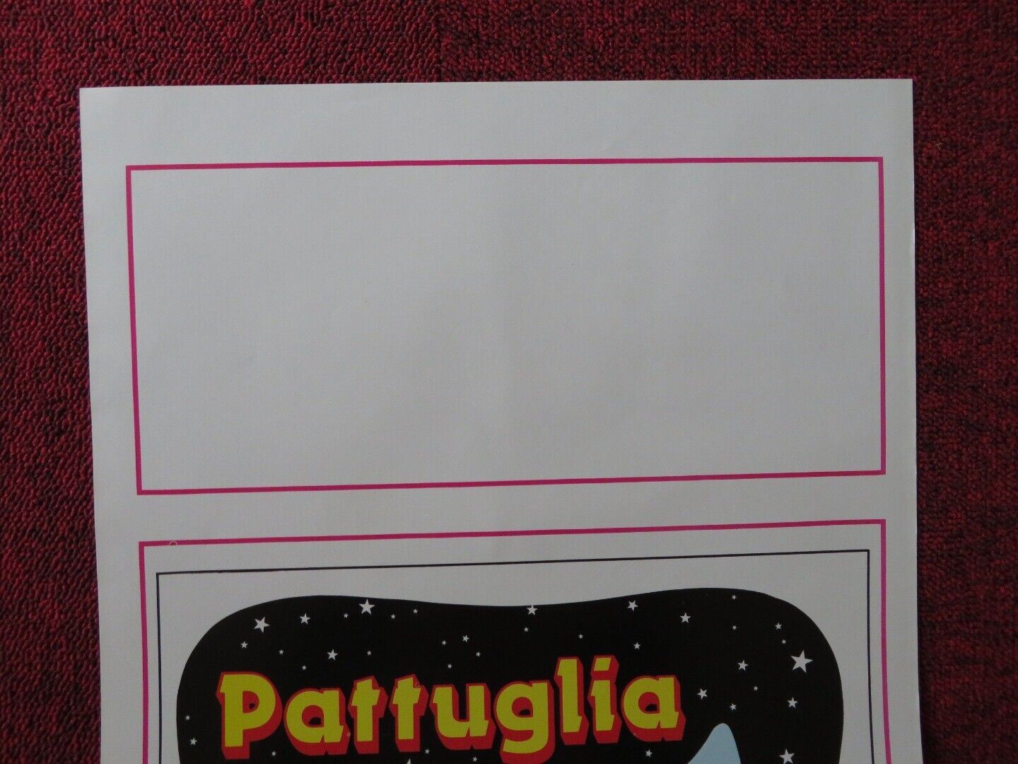 NIGHT PATROL ITALIAN LOCANDINA (27.5"x13") POSTER JACKIE KONG LINDA BLAIR 1987 Rendezvous Cinema Movie posters