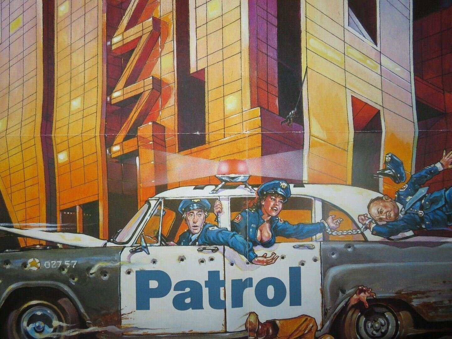 NIGHT PATROL US ONE SHEET POSTER LINDA BLAIR PAT PAULSEN 1984 Movie posters