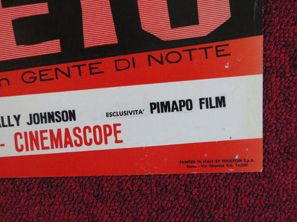 NIGHT PEOPLE ITALIAN FOTOBUSTA POSTER GREGORY PECK BRODERICK CRAWFORD 1954 Rendezvous Cinema Movie posters