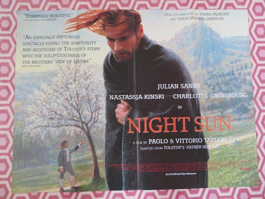 NIGHT SUN BRITISH QUAD (30" x 40") POSTER JULIAN SANDS NATASSJA 1990 Rendezvous Cinema Movie posters