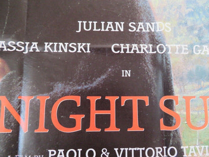 NIGHT SUN BRITISH QUAD (30" x 40") POSTER JULIAN SANDS NATASSJA 1990 Rendezvous Cinema Movie posters