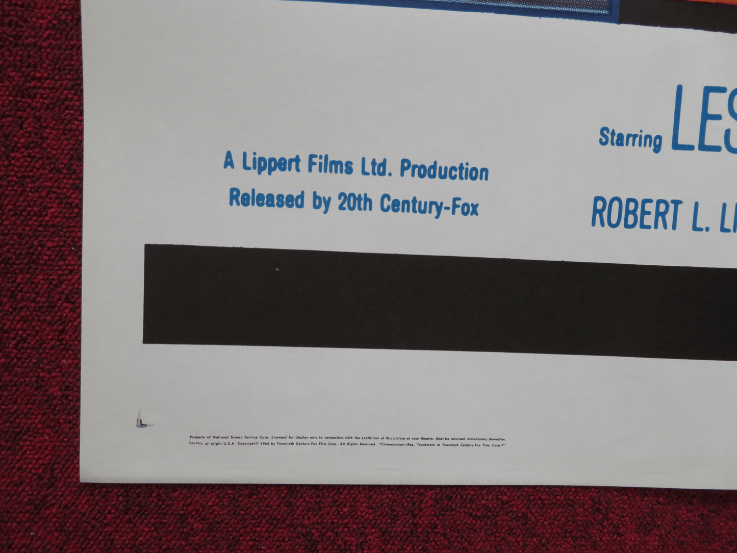 NIGHT TRAIN TO PARIS FOLDED US ONE SHEET POSTER LESLIE NIELSEN ALIZA GUR 1964 Rendezvous Cinema Movie posters