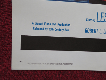 NIGHT TRAIN TO PARIS FOLDED US ONE SHEET POSTER LESLIE NIELSEN ALIZA GUR 1964 Rendezvous Cinema Movie posters