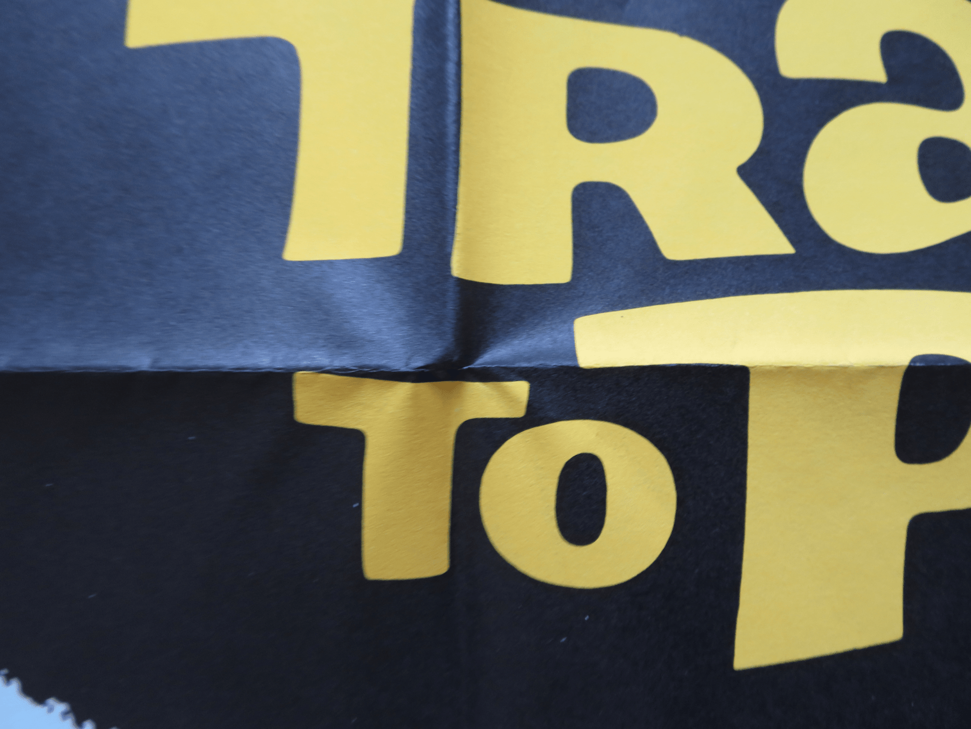 NIGHT TRAIN TO PARIS FOLDED US ONE SHEET POSTER LESLIE NIELSEN ALIZA GUR 1964 Rendezvous Cinema Movie posters