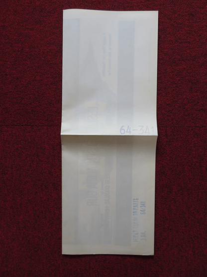 NIGHT TRAIN TO PARIS FOLDED US ONE SHEET POSTER LESLIE NIELSEN ALIZA GUR 1964 Rendezvous Cinema Movie posters