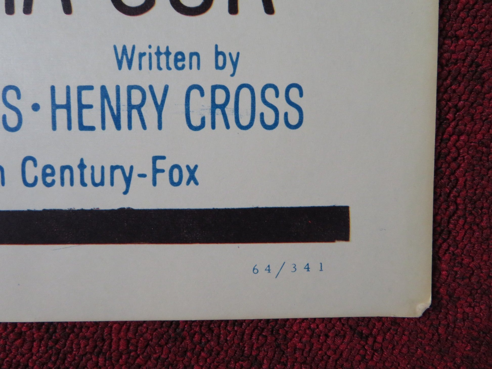 NIGHT TRAIN TO PARIS US HALF SHEET (22"x 28") POSTER LESLIE NIELSEN 1964 Rendezvous Cinema Movie posters