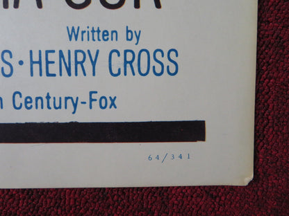 NIGHT TRAIN TO PARIS US HALF SHEET (22"x 28") POSTER LESLIE NIELSEN 1964 Rendezvous Cinema Movie posters