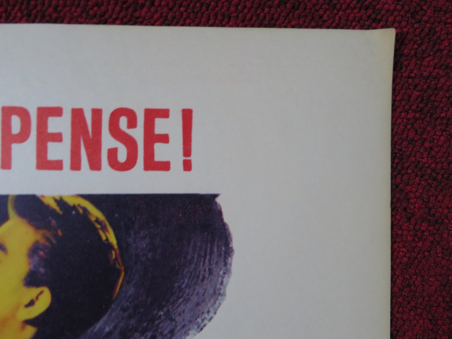 NIGHT TRAIN TO PARIS US HALF SHEET (22"x 28") POSTER LESLIE NIELSEN 1964 Rendezvous Cinema Movie posters