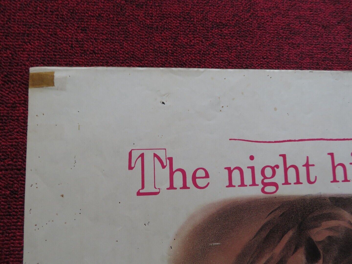 NIGHT UNTO NIGHT FOLDED US ONE SHEET POSTER RONALD REGAN VIVECA LINDFORS 1949 Movie posters
