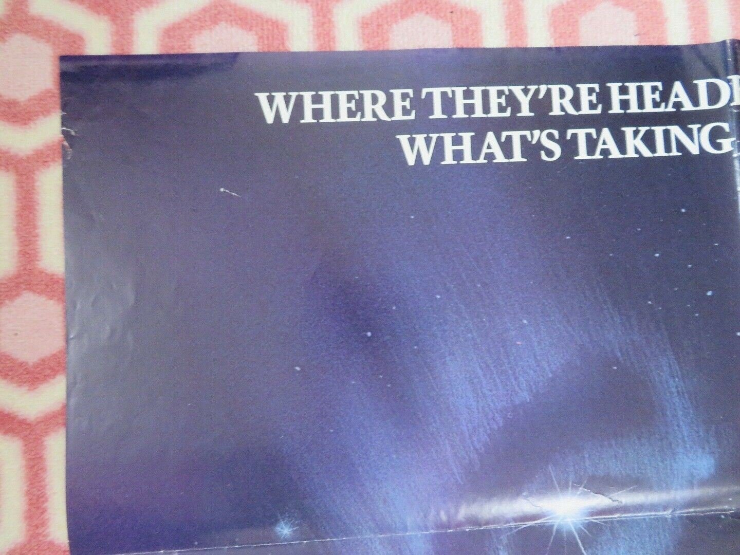 NIGHTFLYER FOLDED US ONE SHEET POSTER MICHAEL PRAED JOHN STANDING 1987 Movie posters