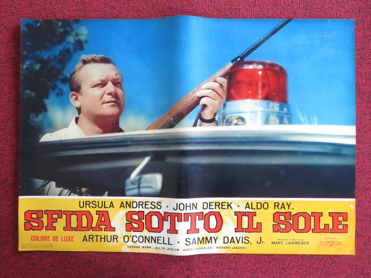 NIGHTMARE IN THE SUN - D ITALIAN FOTOBUSTA POSTER URSULA ANDRESS JOHN DEREK 1965 Rendezvous Cinema Movie posters