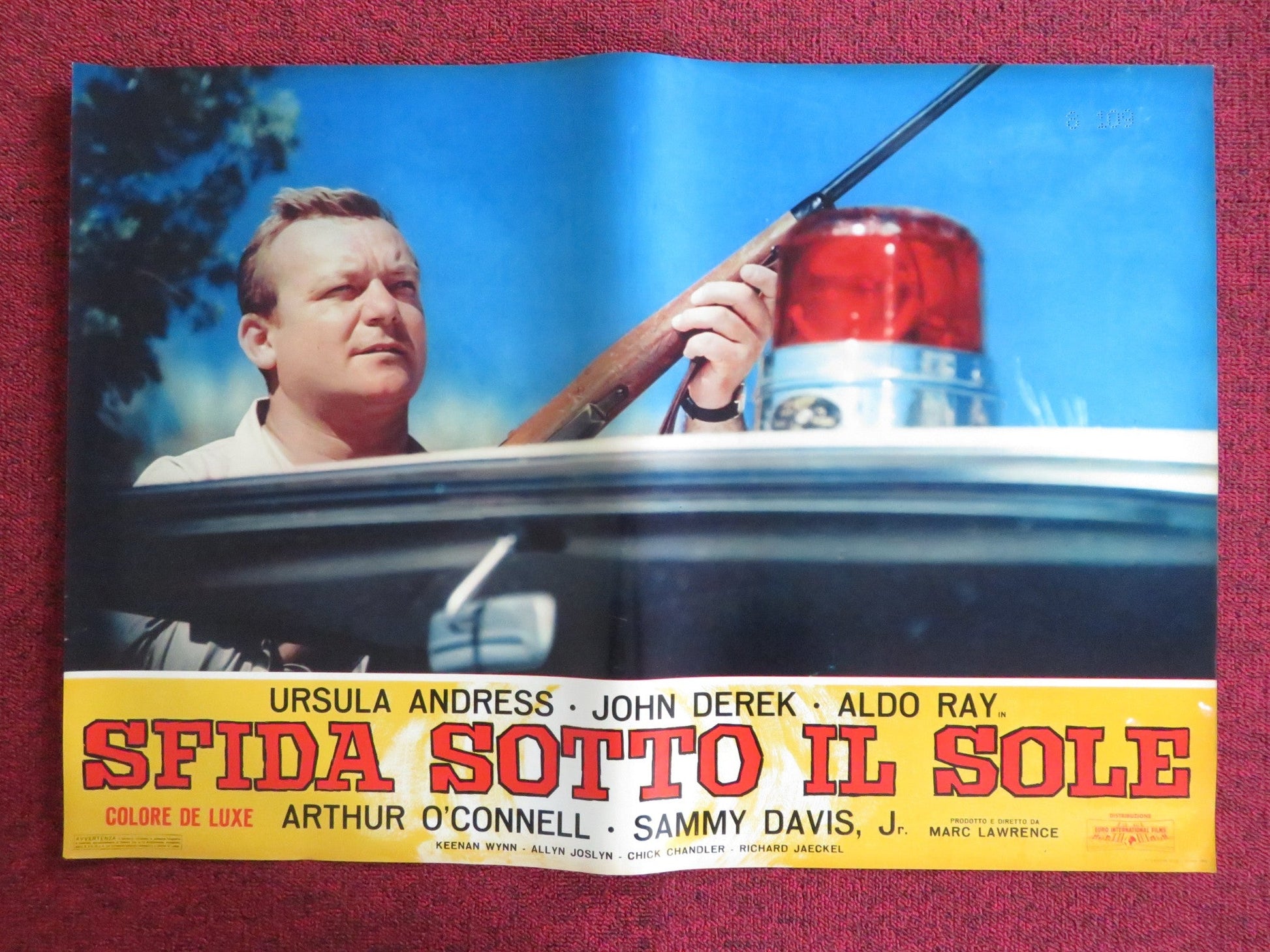 NIGHTMARE IN THE SUN - D ITALIAN FOTOBUSTA POSTER URSULA ANDRESS JOHN DEREK 1965 Rendezvous Cinema Movie posters