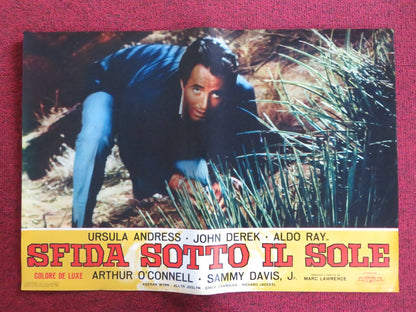 NIGHTMARE IN THE SUN - E ITALIAN FOTOBUSTA POSTER URSULA ANDRESS JOHN DEREK 1965 Rendezvous Cinema Movie posters