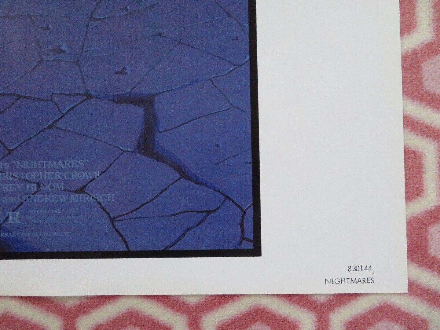 NIGHTMARES/ Stage Fright US ONE SHEET POSTER CHRISTOPHER CROWE 1983 Movie posters